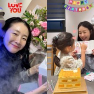 女優チェ・ジウ、愛娘に祝われた50歳の誕生日…笑顔あふれる瞬間を公開【PHOTO】