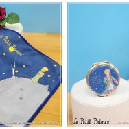 ［左］ミニタオル（アイコン/メインアート）　各880円（税込）［右］コンパクトミラー　1,650円（税込）