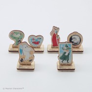 木製スタンプ　各990円「トーベとムーミン展～とっておきのものを探しに～」