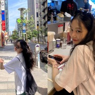 『初恋DOGs』女優ハン・ジウン、銀座で油そば＆短冊体験！“ほぼすっぴん”でも「透明感がすごい」【PHOTO】