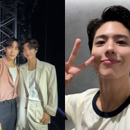 坂口健太郎から祝花も！パク・ボゴム、日本ファンミの舞台裏で見せた人柄と友情…日本語で感謝も【PHOTO】