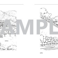 描きこまれた細部まで堪能できる美術設定ページ