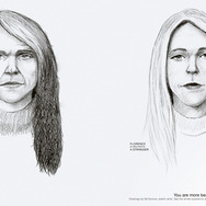 自分の証言から制作された似顔絵（左）＆他人の証言から制作された似顔絵（右）／「Dove Real Beauty Sketches（ダヴ リアルビューティー スケッチ）」
