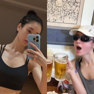 『恋人』女優アン・ウンジンの健康すぎる近況！ランニング後の一杯に“ほっこり”【PHOTO】