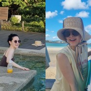 女優イ・ヨンエ、休暇中の姿を公開！リラックスした笑顔が“素敵”【PHOTO】