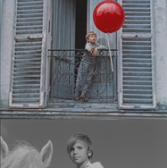 赤い風船 4K 1枚目の写真・画像