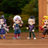 鬼滅の刃 煉獄杏寿郎 胡蝶しのぶ 栗花落カナヲ 猗窩座 宇髄天元 フィギュア 鬼滅の刃」しのぶやカナヲ、猗窩座たちが手のひらサイズに