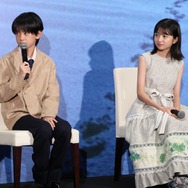 上田悠斗、白山乃愛『秒速5センチメートル』完成披露試写会舞台挨拶