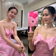 女優ソン・イェジン、可愛さ爆発の“ピンクの女神”に！余裕たっぷりの控え室風景【PHOTO】