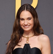 リリー・ジェームズ Photo by Neil Mockford/WireImag