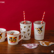 マグカップ 各￥1,320 / ステンレスタンブラー 各￥2,750 / コースター 各￥935