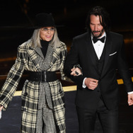 ダイアン・キートンとキアヌ・リーヴス Photo by Kevin Winter/Getty Images