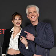 ルビー・モディーンと父・マシュー・モディーンPhoto by Theo Wargo/Getty Images