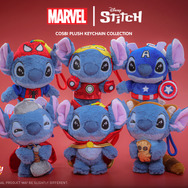 【ホットトイズ・ZAKKA】コスビ・ぬいぐるみキーチェーン「マーベル｜スティッチ」