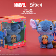 【ホットトイズ・ZAKKA】コスビ・ぬいぐるみキーチェーン「マーベル｜スティッチ」