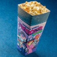 ジュディとニックの様子が描かれた、ポップコーン、レギュラーボックス ©Disney