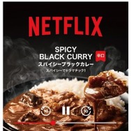 Netflix スパイシーブラックカレー 398円（税込429.84 円）