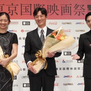 李相日監督、クロエ・ジャオ監督、吉沢亮／第38回東京国際映画祭の「黒澤明賞」授賞式
