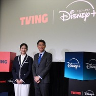 左：ジュリー・チョイ氏、右：日色保氏