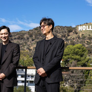 11/19ハリウッドサイン前　『国宝』©吉田修一／朝日新聞出版　©2025映画「国宝」製作委員会