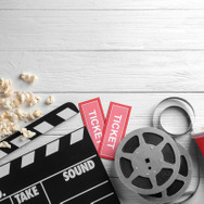 映画のチケットとフード（※イメージ画像）