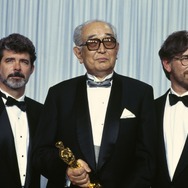 ジョージ・ルーカス、黒澤明、スティーブン・スピルバーグ Photo by CHRISTOPHE D YVOIRE/Sygma via Getty Images