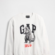 ゴジラ ヴィンテージソフト グラフィック GAPロゴ スウェットシャツ　6,990円 (税込み)