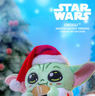 コスビ・ぬいぐるみキーチェーン『スター・ウォーズ』「ウィンター・ホリデー」グローグー　© & TM Lucasfilm Ltd.