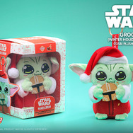 コスビ・ぬいぐるみキーチェーン『スター・ウォーズ』「ウィンター・ホリデー」グローグー　© & TM Lucasfilm Ltd.