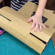 当初はダンボールで制作していたそう／投稿主さん提供