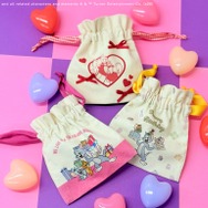 TOM and JERRY × Flapper描き下ろしイラスト 巾着各¥2,750（税込）