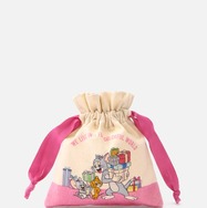 TOM and JERRY × Flapper描き下ろしイラスト 巾着各¥2,750（税込）