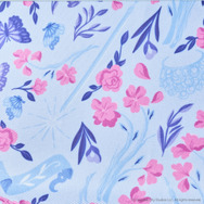 エルファバ、グリンダ、それぞれのカラーを連想した配色の裏地