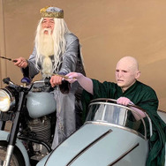 ダンブルドアとヴォルデモートのツーリング／投稿主さん提供