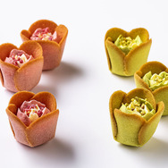 チューリップローズ　春限定〈ストロベリーバター〉　コラボ限定〈ピスタチオバター〉