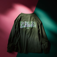 THREE FIFTY STANDARD　【WICKED】二人が交わるロゴプリントTシャツ〈グリーン〉