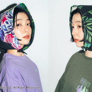 THREE FIFTY STANDARD　【WICKED】二人が交わる総柄大判ハンカチーフ