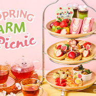 いちごと恋するピクニック❤️春限定アフタヌーンティーセット <Mickey＆Minne>©Disney