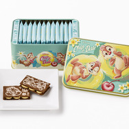 「チップ＆デール／バニラチョコレートサンド」スペシャル缶(12枚入)　2,180円(本体価格2,019円)