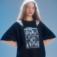 【STAR WARS™】グラフィックプリントレースTシャツ