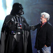 ダース・ベイダー＆ジョージ・ルーカス Photo by Jeff Kravitz/FilmMagic