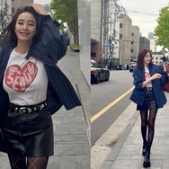 奇跡の50代キム・ヘス、思わず“えっ”と声が出るほどの脚線美