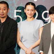 綾瀬はるか、「千鳥」大悟、桒木里夢／『箱の中の羊』完成披露試写会