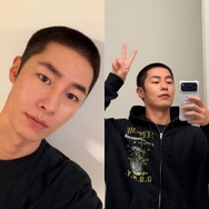 本日現役入隊の『還魂』イ・ジェウク、SNSで坊主姿の写真を披露「元気に戻ってきます」