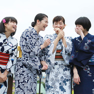 広瀬すず、長澤まさみ、綾瀬はるか、夏帆／『海街diary』大ヒット祈願イベント