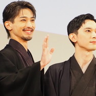 横浜流星、吉沢亮／『国宝』歌舞伎座大晦日特別上映会