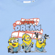 GU「KIDSグラフィックT MINIONS」カラー：62 BLUE部分アップ