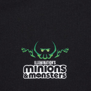 GU「KIDSグラフィックT MINIONS」カラー：09 BLACK　部分アップ