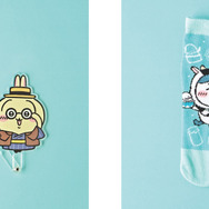 キャラ撮りスティック(全3種)各1,320円(税込)　足袋ソックス(全3種)　　各605円(税込)