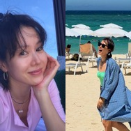 ソン・イェジン、家族での夏休みを満喫中!?夫ヒョンビンと息子の顔は“スタンプ隠し”で公開！【PHOTO】